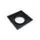 Marco negro orientable para AR111 empotrable
