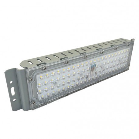 Módulo LED 50W exterior óptica asimétrica 136ºx78º IP65
