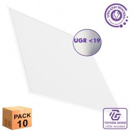 Panel LED 60x60 50W alto rendimiento UGR19 7 años garantía
