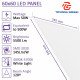 LED Panel 60x60 50W UGR19 High Performance