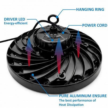 LED UFO High Bay OPORTO 80-200W No Flicker