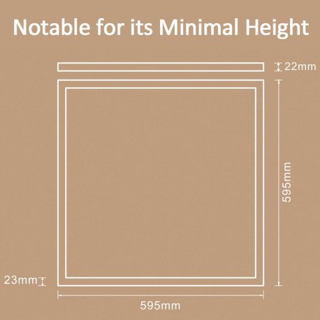 LED Panel Surface 60x60 42W 3CCT Ultra Slim 22mm GXtronic