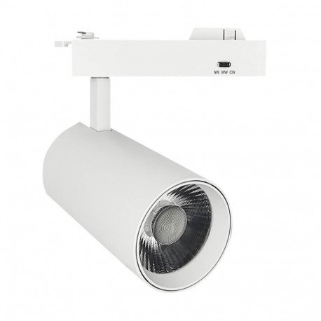 LED-spot 30W BRAGA voor monofasige rail 3CCT CRI+90 40°