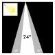 LED-spot 30W BRAGA voor monofasige rail 3CCT CRI+90 40°