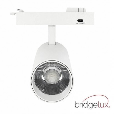 LED-spot 30W BRAGA voor monofasige rail 3CCT CRI+90 40°
