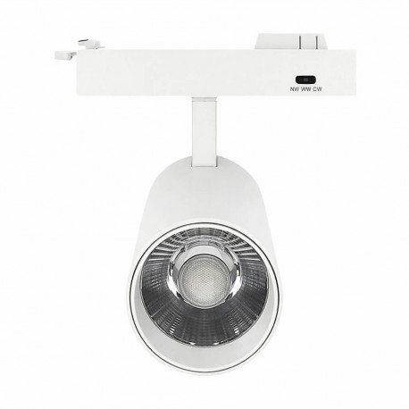 LED-spot 30W BRAGA voor monofasige rail 3CCT CRI+90 40°