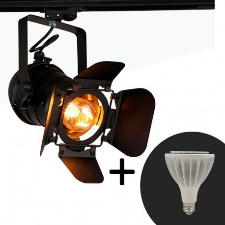 Ledlamp E27 18W PAR30 3000K 12° lens ledschijnwerper