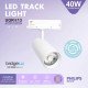 led-spot 40W voor 3-fase carrilsysteem NEW MAYA 3CCT UGR13 24°-60° wit