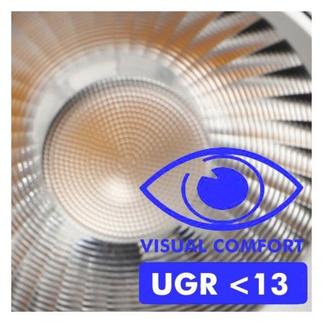 led-spot 40W voor 3-fase carrilsysteem NEW MAYA 3CCT UGR13 24°-60° wit