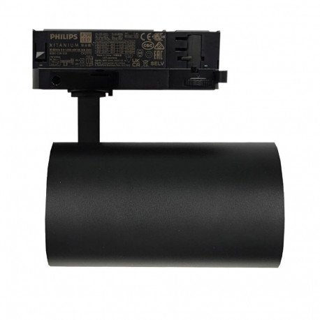 Led-schijnwerper 40W voor driefase rail 3CCT UGR13 24°-60° zwart