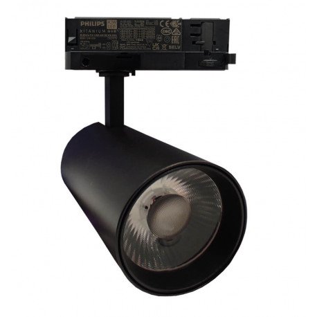 Led-schijnwerper 40W voor driefase rail 3CCT UGR13 24°-60° zwart