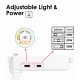 Led schijnwerper voor 1-fase rail PARMA 30-40W 4CCT 24° wit