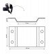LED-zonne-straatverlichting (farola) 60W programmeerbaar voor buiten IP65