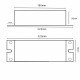 Waterdichte voeding 24V 200W IP68 GXtronic met 2 uitgangen