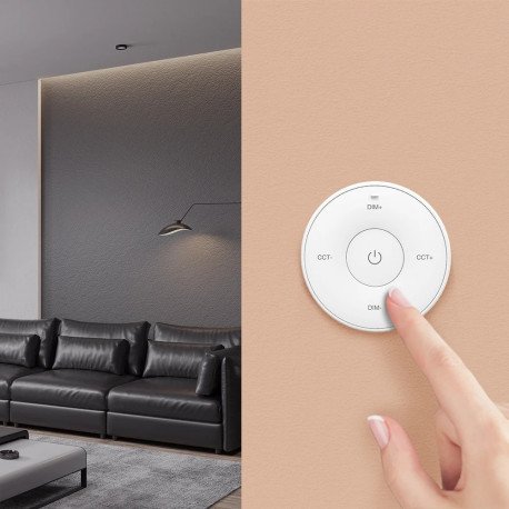 LED High Bay Remote RF Mini White Touch CCT Monochrome Dimmer