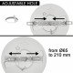 Downlight LED rond 6W-12W-18W 3CCT IP44 NEW MOSS SLIM