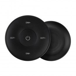 LED Strip RF Mini Remote Black (CCT + Monochrome, Touch)