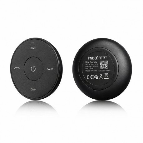 Mini RF-afstandsbediening zwart regelaar CCT en monocolor touch