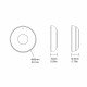 Mini RF-afstandsbediening zwart regelaar CCT en monocolor touch