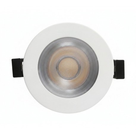 Inbouw downlight led 8W brandwerend TRIAC 3CCT IP65 36° wit