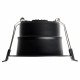 Inbouw downlight LED 8W brandwerend TRIAC dimbaar 3CCT IP65 36° zwart