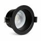 LED Downlight 8W Fireproof TRIAC 3CCT IP65 36° Black