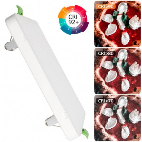 Downlight LED cuadrado 4CCT 6/9/12W ajustable 50-100mm blanco
