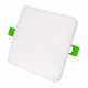 Vierkante downlight led frameless 4CCT 6/9/12W instelbaar 50-100mm wit
