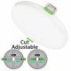 Downlight LED circulair 6/9/12W 4CCT dimbaar 50-100mm CRI92