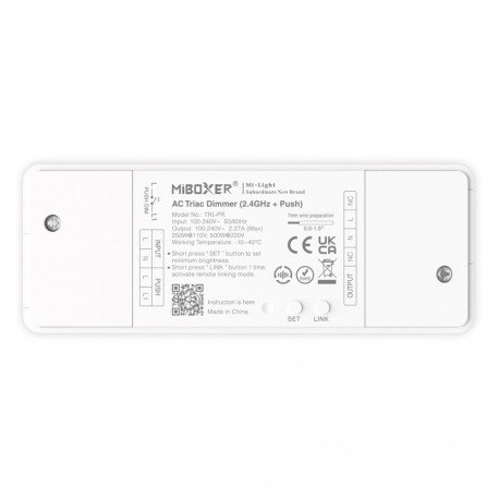 LED TRIAC Dimmer Tuya Smart RF 2.4GHz 100-240V with Panel