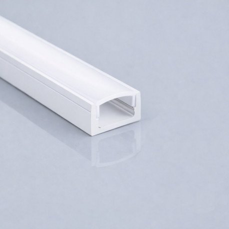 LED Strip Aluminum Profile White Surface U-Channel 2 m