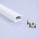 LED Strip Aluminum Profile White Surface U-Channel 2 m