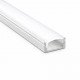 LED Strip Aluminum Profile White Surface U-Channel 2 m