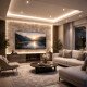 Black Surface-Mount LED Strip Aluminum Channel U, 2 m