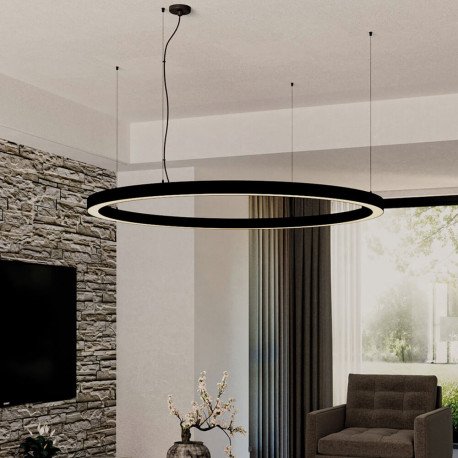 LED Panel Pendant Circular SOLARIS 60cm 28W DALI ON/OFF