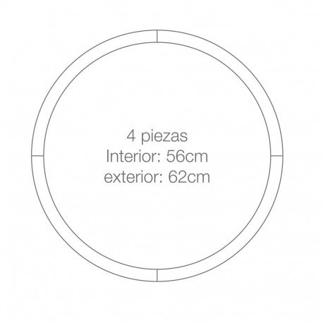 LED Panel Pendant Circular SOLARIS 60cm 28W DALI ON/OFF