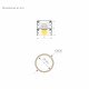 LED Panel Circular Pendant SOLARIS 90cm 38W DALI ON/OFF