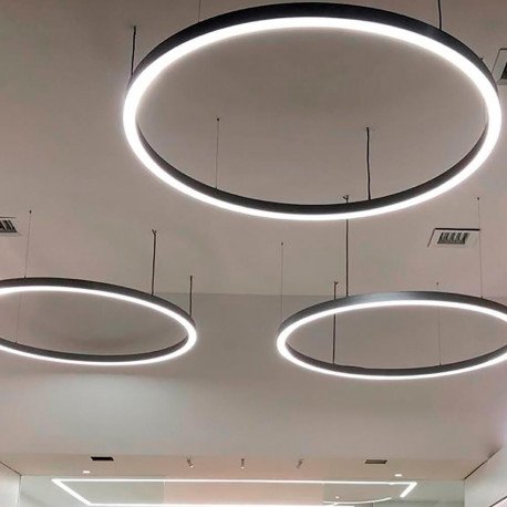 LED Circular Pendant Panel SOLARIS 120cm 56W DALI ON/OFF