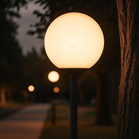 Led-straatverlichting LED Globo E27 Ø450 mm (UV- en slagvast)