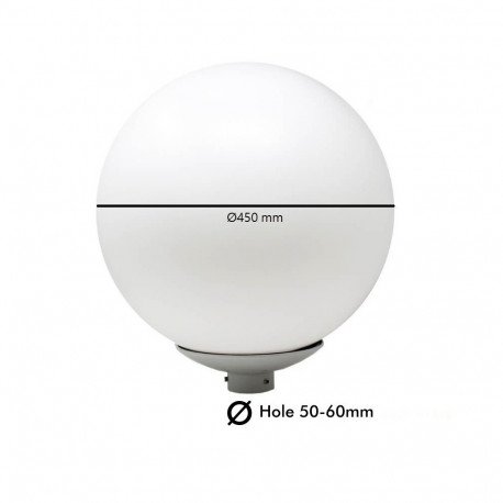 Led-straatverlichting LED Globo E27 Ø450 mm (UV- en slagvast)