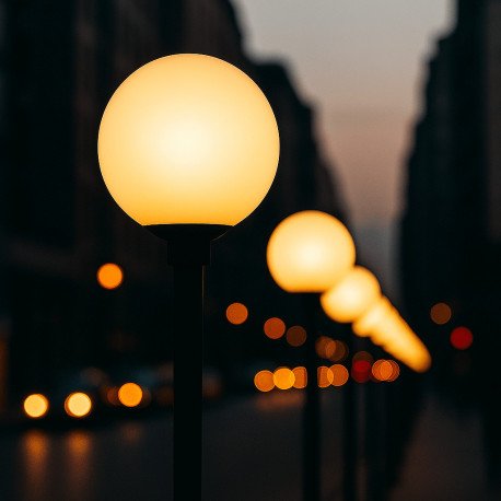 Led-straatverlichting LED Globo E27 Ø450 mm (UV- en slagvast)