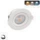 Downlight LED 7W inbouw kantelbaar dimbaar TRIAC 3CCT wit