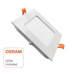 Led-paneel slim vierkant 8W inbouw OSRAM voor binnen