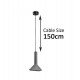 Lámpara Colgante de Hormigón HARDNESS - estilo Industrial - E14