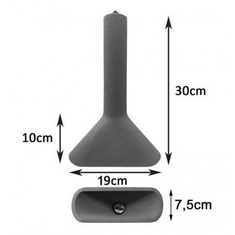 Lámpara Colgante de Hormigón HARDNESS - estilo Industrial - E14