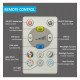 Downlight LED 6W RGB+CCT - Control Remoto - Chip Lumileds
