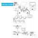 Downlight LED 6W RGB+CCT - Control Remoto - Chip Lumileds