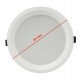 Downlight LED 40W Circular - Regulable Driver Lifud - IP54 - CRI +90 UGR17