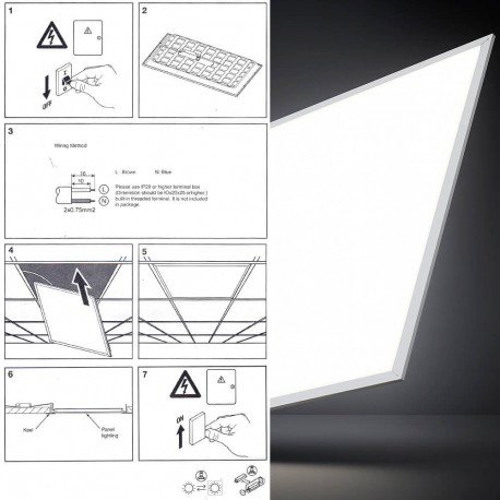Pack Panel LED 60x60 40W 4380Lm UGR19 | Philips Driver 5 Años de Garantía