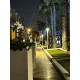 Farola Solar LED 100W exterior con batería BYD 3000K